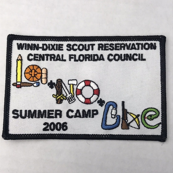 NEW BSA Central Florida Council Winn Dixie Summer Camp 2006 Patch Collectible - Picture 1 of 3